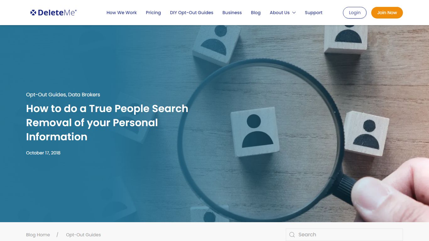 How to do a True People Search Removal of your Personal ... - DeleteMe